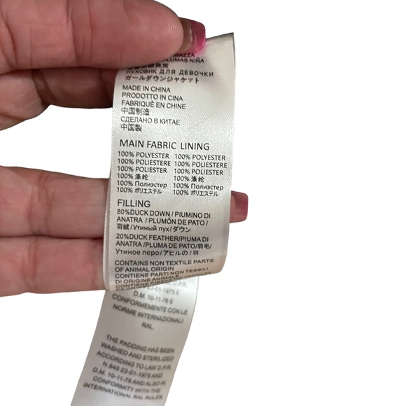 MC2 Saint Barth Girls Hooded Down Jacket In Bandana Print Size 10 NWOT - Picture 11 of 12